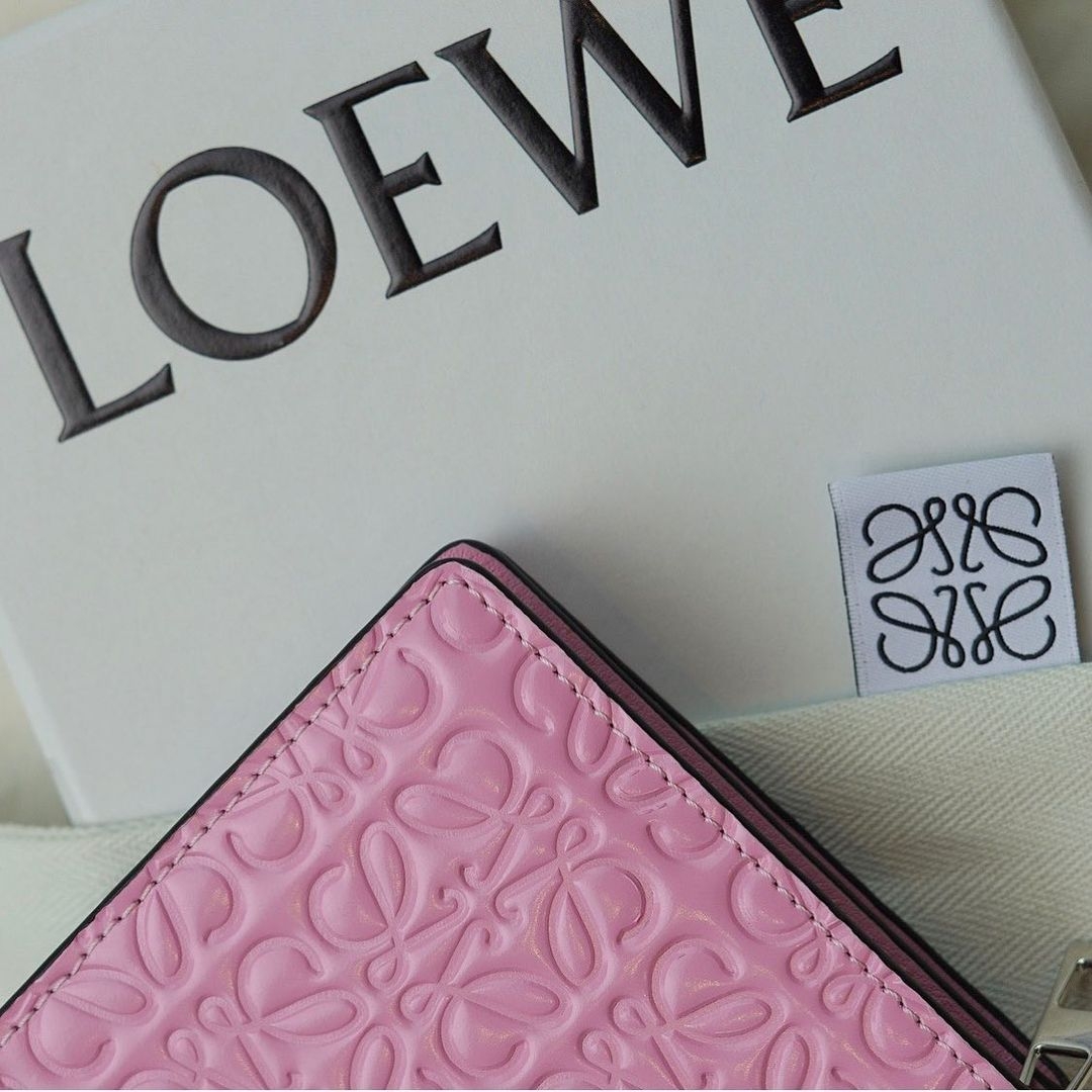 LOEWE Repeat compact zip wallet