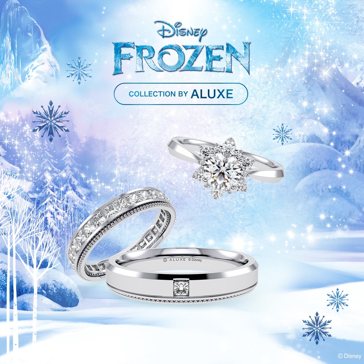 ALUXE魔雪奇緣Frozen婚戒鑽戒