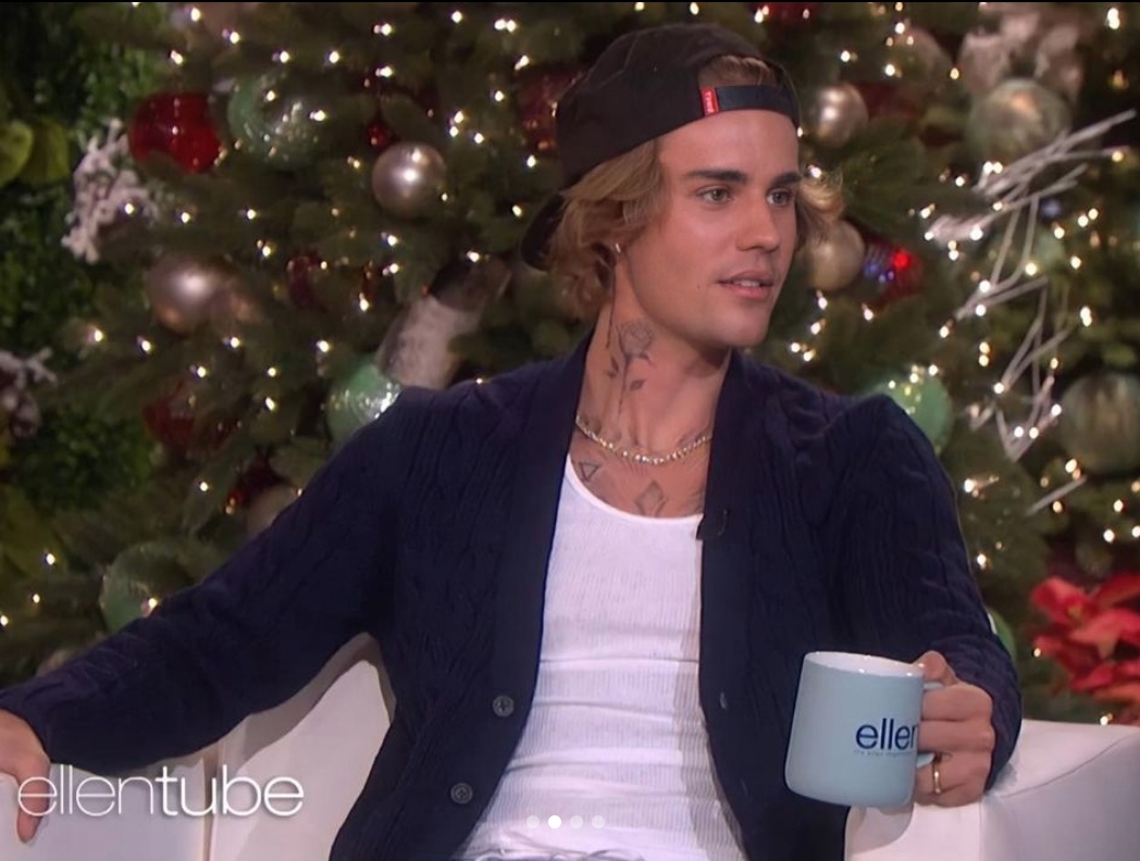 Justin Bieber近日作客由名嘴Ellen DeGeneres主持的《The Ellen Show》