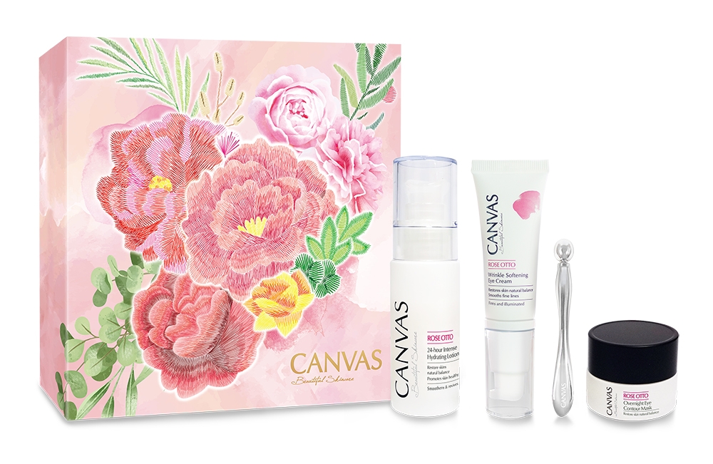 CANVAS 玫瑰全效保濕套裝