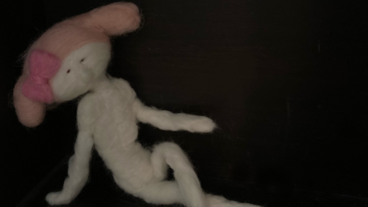 Sanrio的角色位位都可愛活潑，經典人物Melody有著長長的耳朵和玲瓏的身體，粉紅色的它十分嬌俏～一位日本網民（@iwanttobeJinrui）竟然把Melody給製成了可怕的「人乾」！