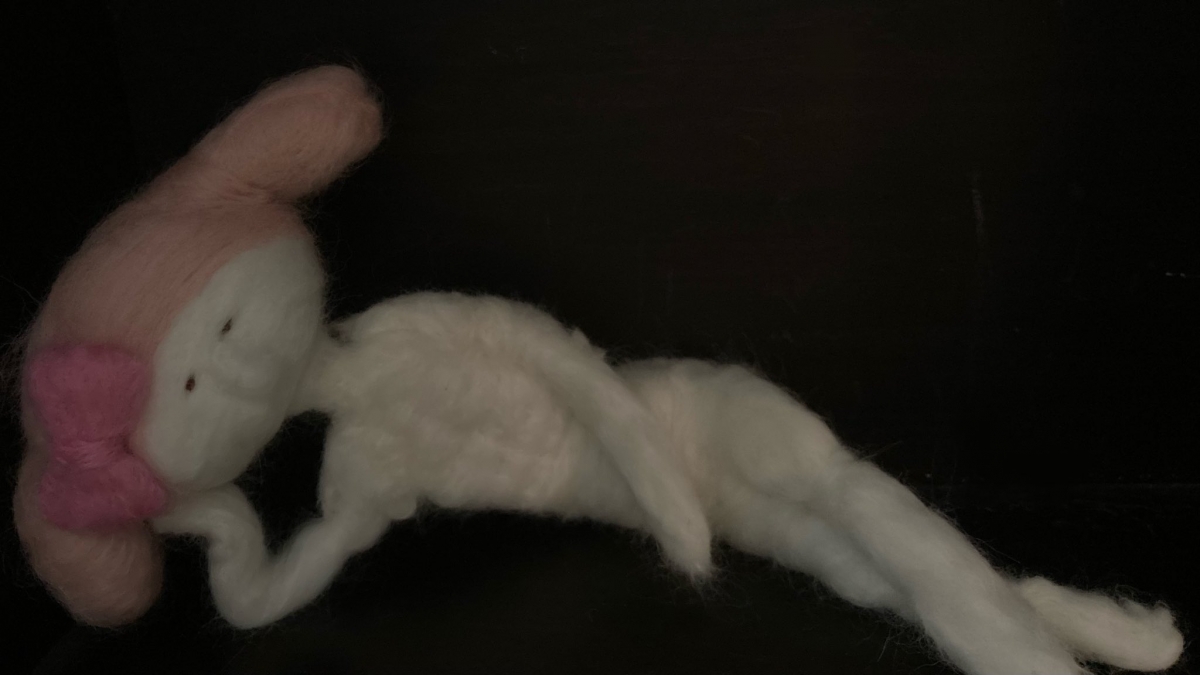 Sanrio的角色位位都可愛活潑，經典人物Melody有著長長的耳朵和玲瓏的身體，粉紅色的它十分嬌俏～一位日本網民（@iwanttobeJinrui）竟然把Melody給製成了可怕的「人乾」！