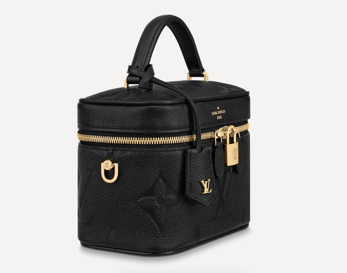 【 名牌手袋2021】LV化妝箱VANITY PM新色霧黑/米色/奶油色蔷薇木粉Giant Monogram