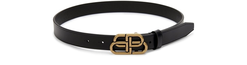 【名牌網購】 款大熱名牌Logo Belt!BALENCIAGA BB thin Belt