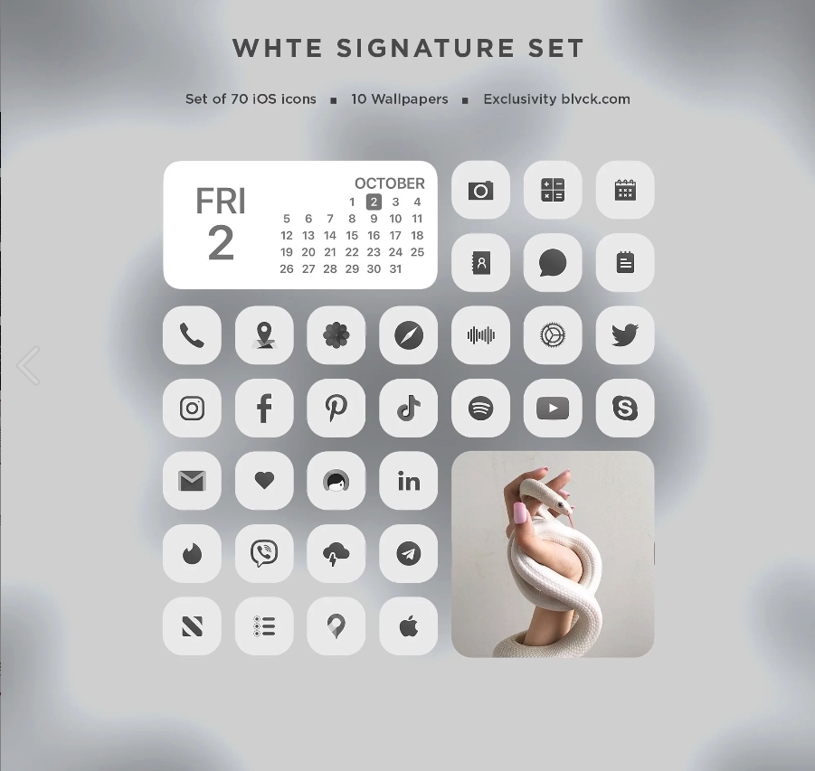 3. 42種App icon＋10款免費黑色主題wallpaper（港幣 $10）