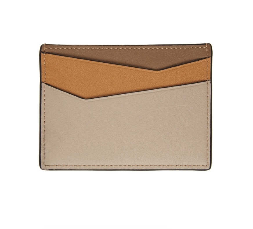 【名牌銀包卡套2021】網購LOEWE/Gucci/YSL/CHLOÉ奶茶色短銀包Card Holder