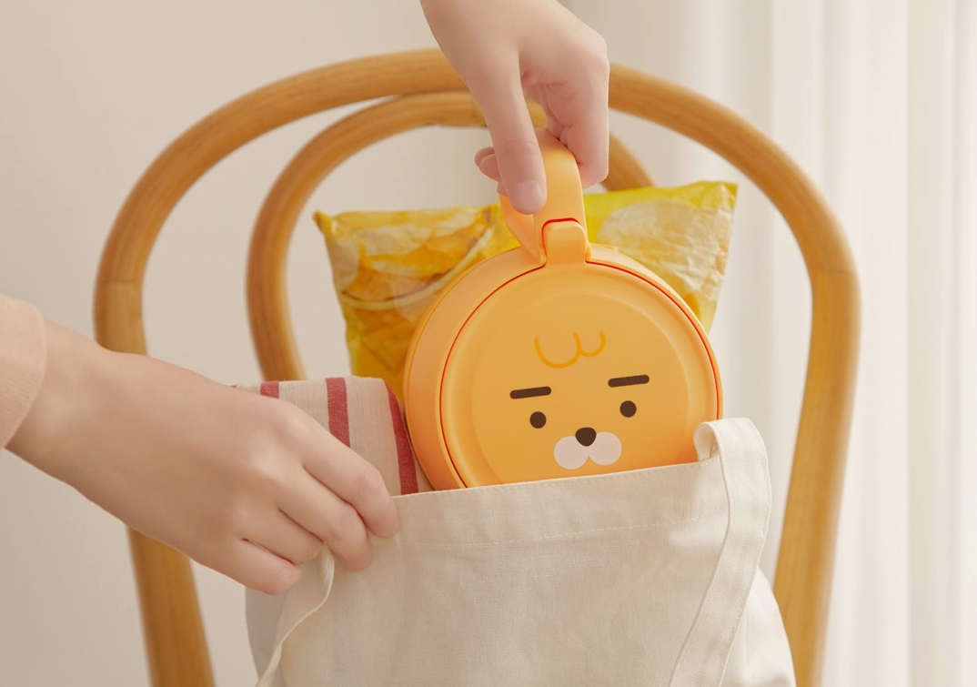 Kakao Friends推「Ryan快煮系列」!Ryan快煮鍋、折疊熱水壺輕巧便利,橘黃色調充滿溫暖感~