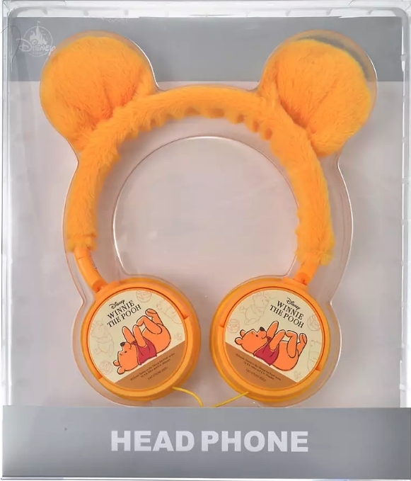另一個可以用作播歌和揚聲的就是這個造型耳機!耳機是戴頭式的,可播放立體聲響,有左右聲道。重點是這個耳機有著小熊維尼的耳朵造型,戴在頭上就像去了迪士尼一樣歡樂,工作心情也更輕鬆~