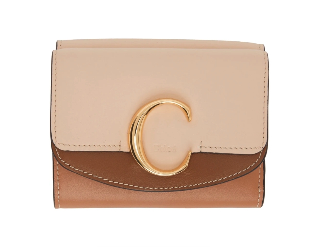 【名牌銀包卡套2021】網購LOEWE/Gucci/YSL/CHLOÉ奶茶色短銀包Card Holder