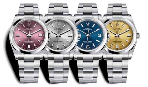 除了「皇室藍」,Rolex還有推出過不同的錶面色調,現時國外網購平台Shopbop亦有售賣一些二手勞力士腕錶