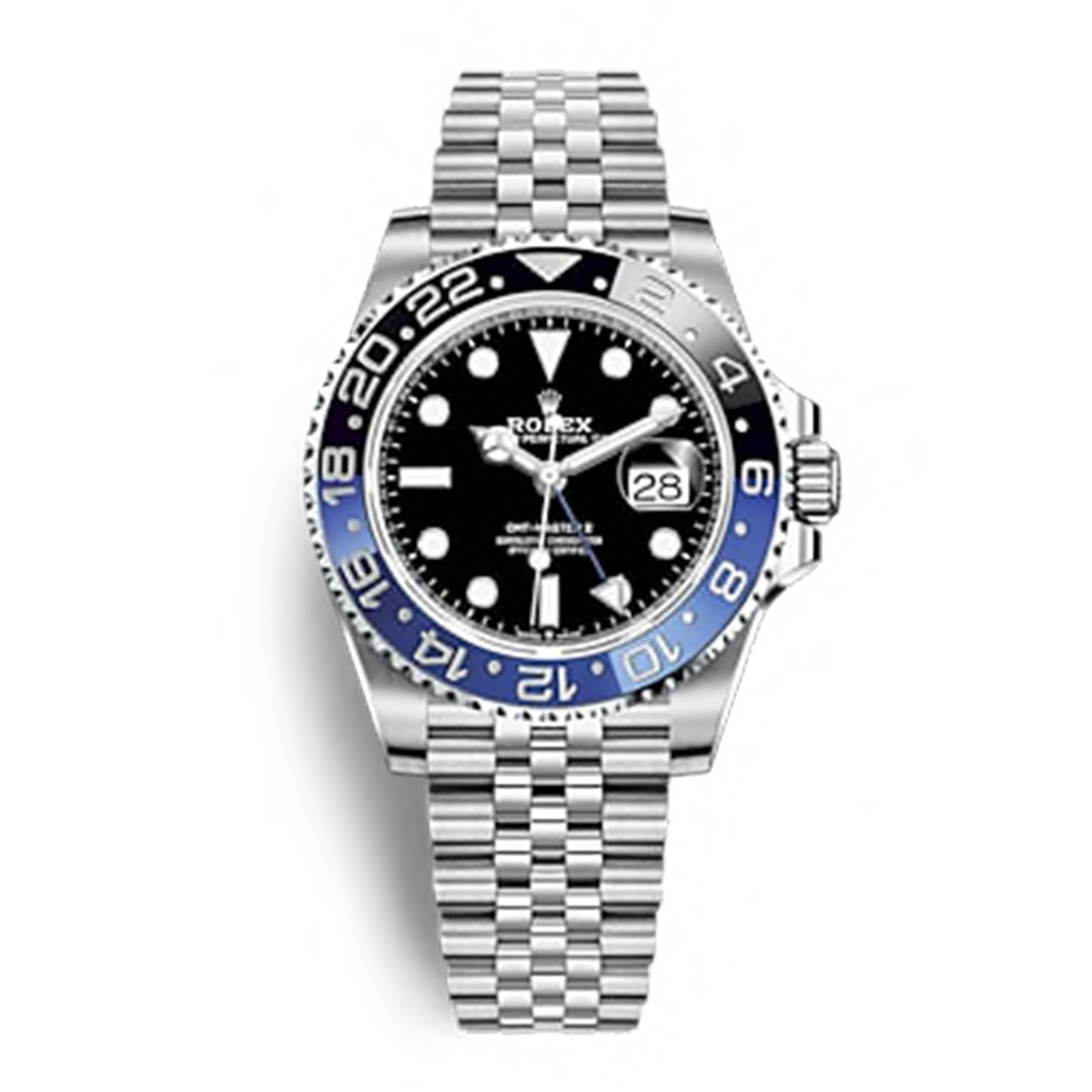 【Rolex勞力士手錶2021】手錶配備黑色錶面和藍黑雙色Cerachrom外圈,低調型格的配色超顯時尚度,同時給人一種不會沈悶死板感