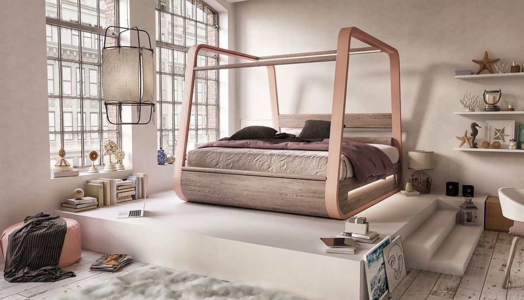 除了特大的螢幕外,「Hi Bed」還提供可移動支架