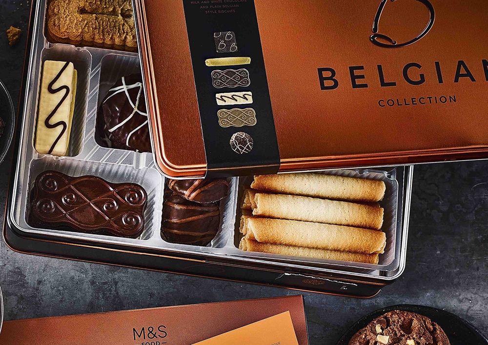 MARKS & SPENCER 比利時朱古力什錦餅禮盒