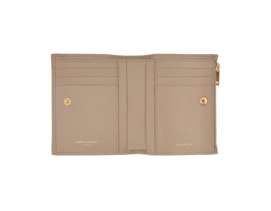 【名牌銀包卡套2021】網購LOEWE/Gucci/YSL/CHLOÉ奶茶色短銀包Card Holder