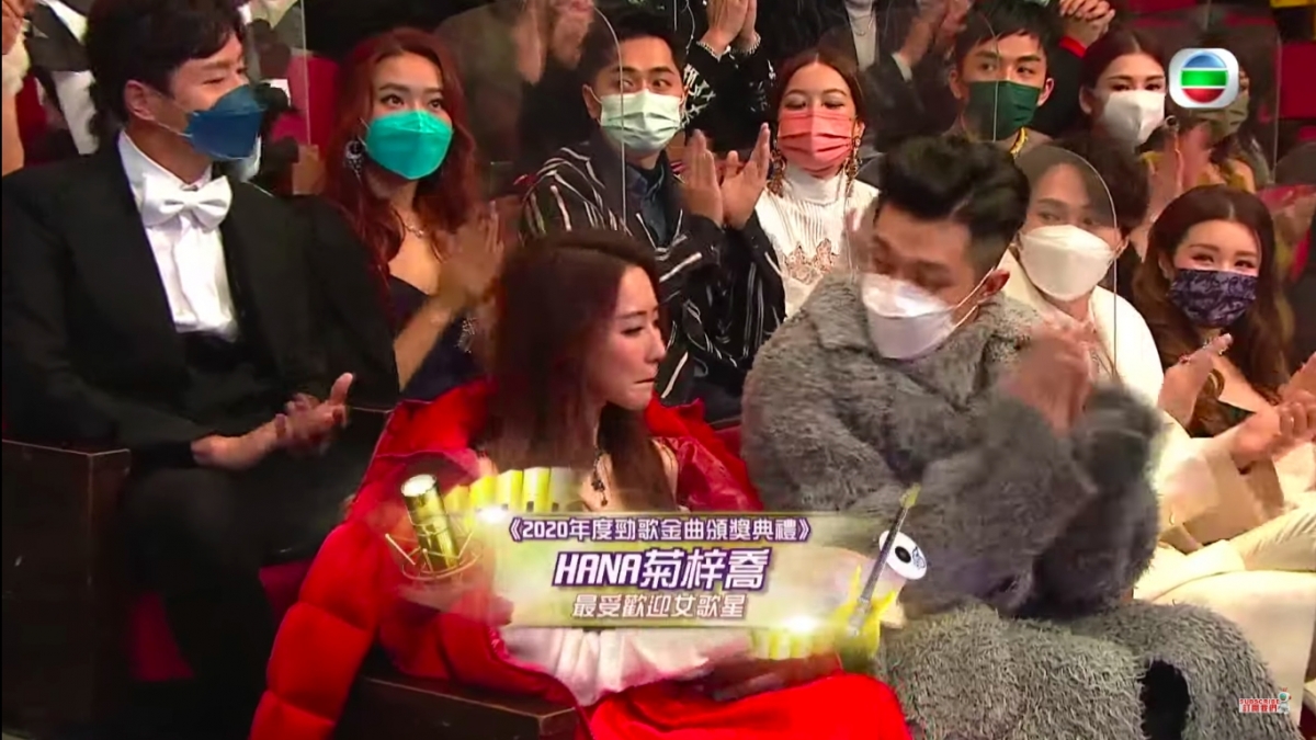 TVB《2020年度勁歌金曲頒獎典禮》得獎名單/HANA菊梓喬女歌星三連霸/周柏豪胡鴻鈞男歌星獎