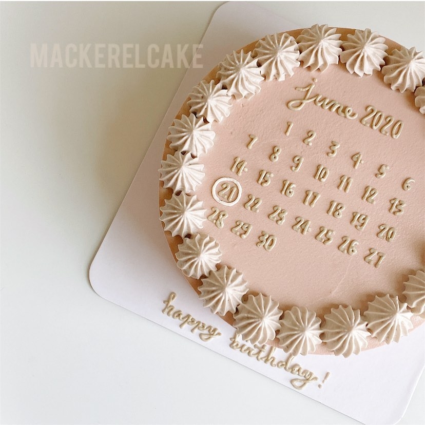 「日曆蛋糕」是Mackerel Cake近來的大熱款式之一,