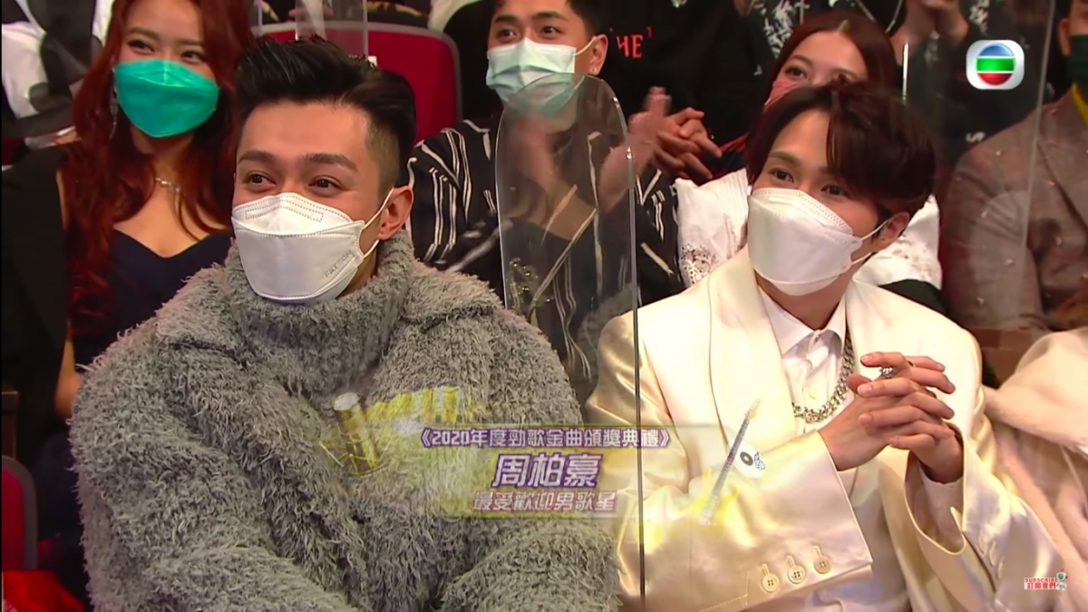 TVB《2020年度勁歌金曲頒獎典禮》得獎名單/HANA菊梓喬女歌星三連霸/周柏豪胡鴻鈞男歌星獎