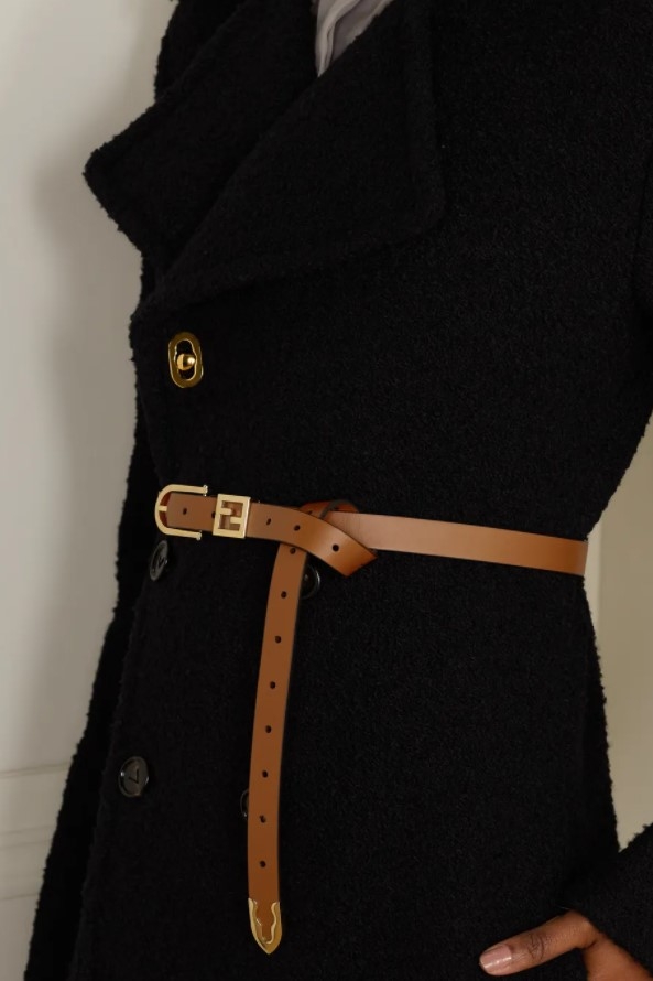 【名牌網購】 款大熱名牌Logo Belt!FENDI Leather belt