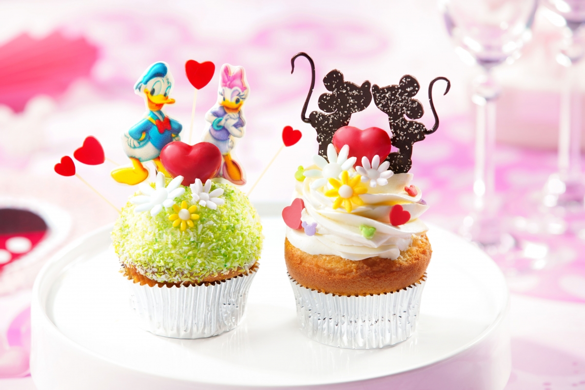 【情人節蛋糕2021】情人節也不一定要送上一個完整的蛋糕才美滿,如果你們是比較細食的,其實這款小小一個迪士尼卡市造型的小Cupcake反而敢美滿~