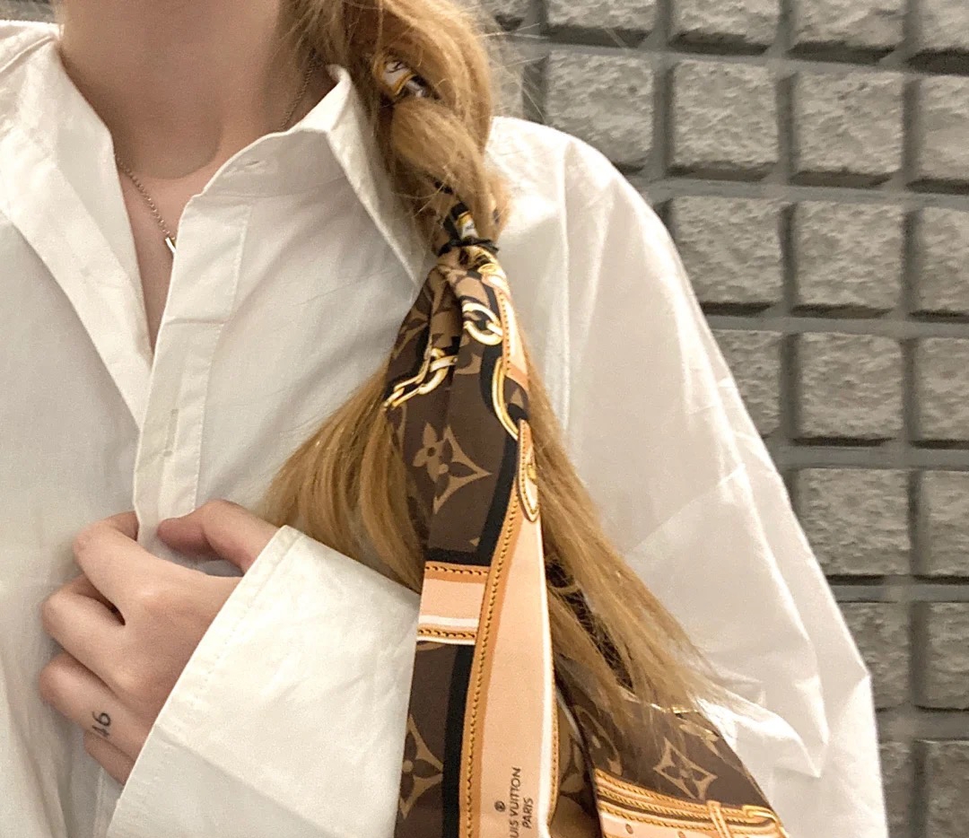 【名牌絲巾】網購LV/Burberry/GUCCI絲巾最平$250綁手袋頭髮顯氣質