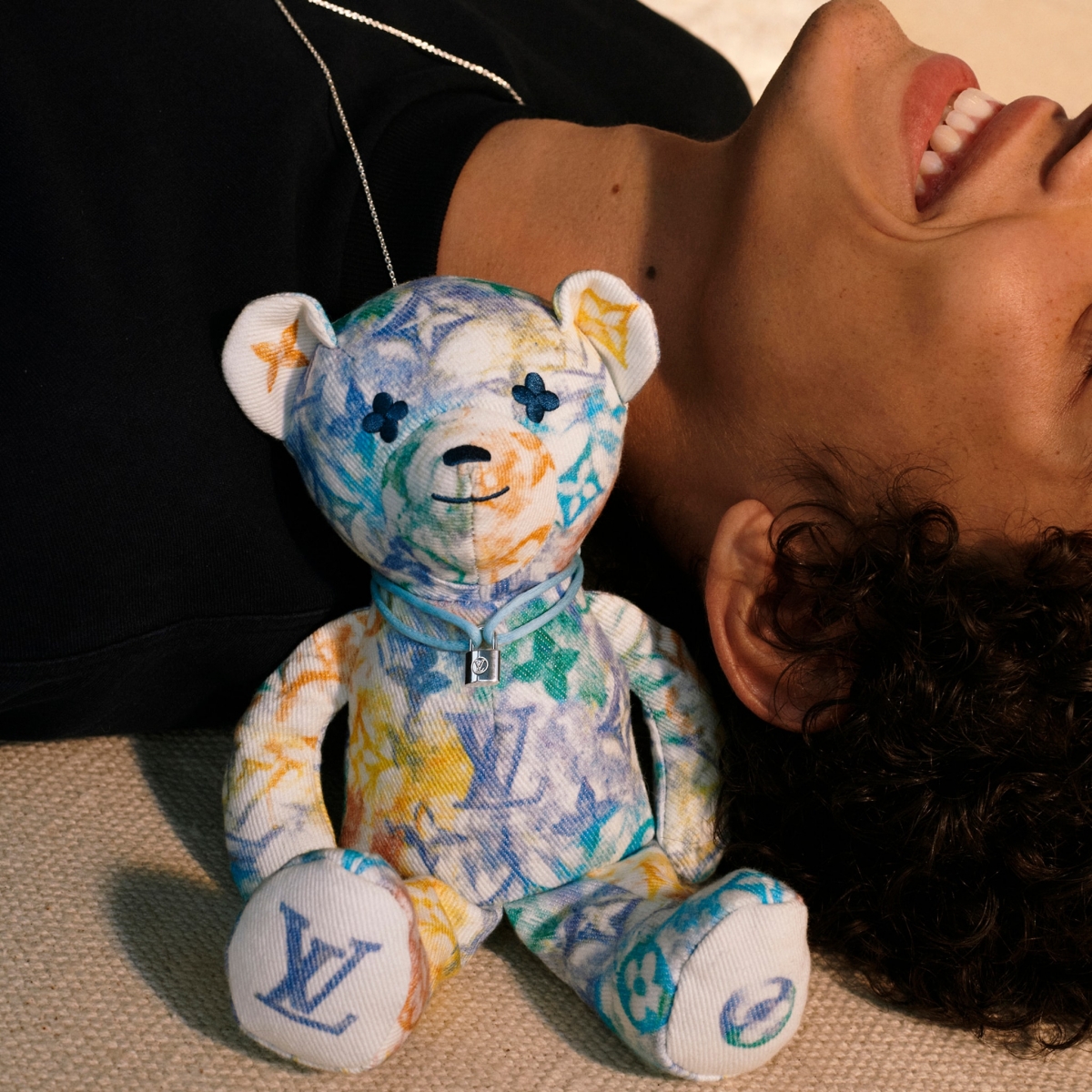 【名牌飾物】LV 慈善Silver Lockit手鏈DOUDOU LOUIS 循環再造純銀索繩手鏈/啤啤熊玩偶