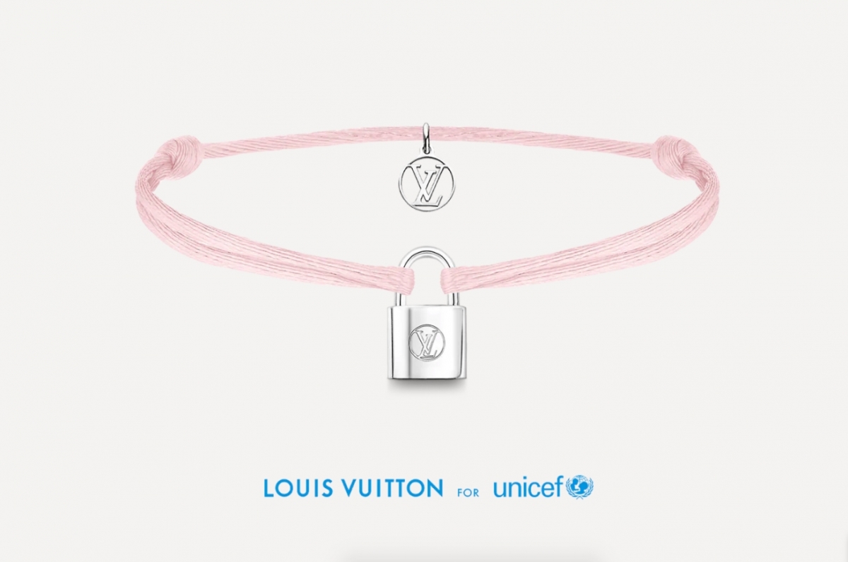 【名牌飾物】LV 慈善Silver Lockit手鏈DOUDOU LOUIS 循環再造純銀索繩手鏈/啤啤熊玩偶