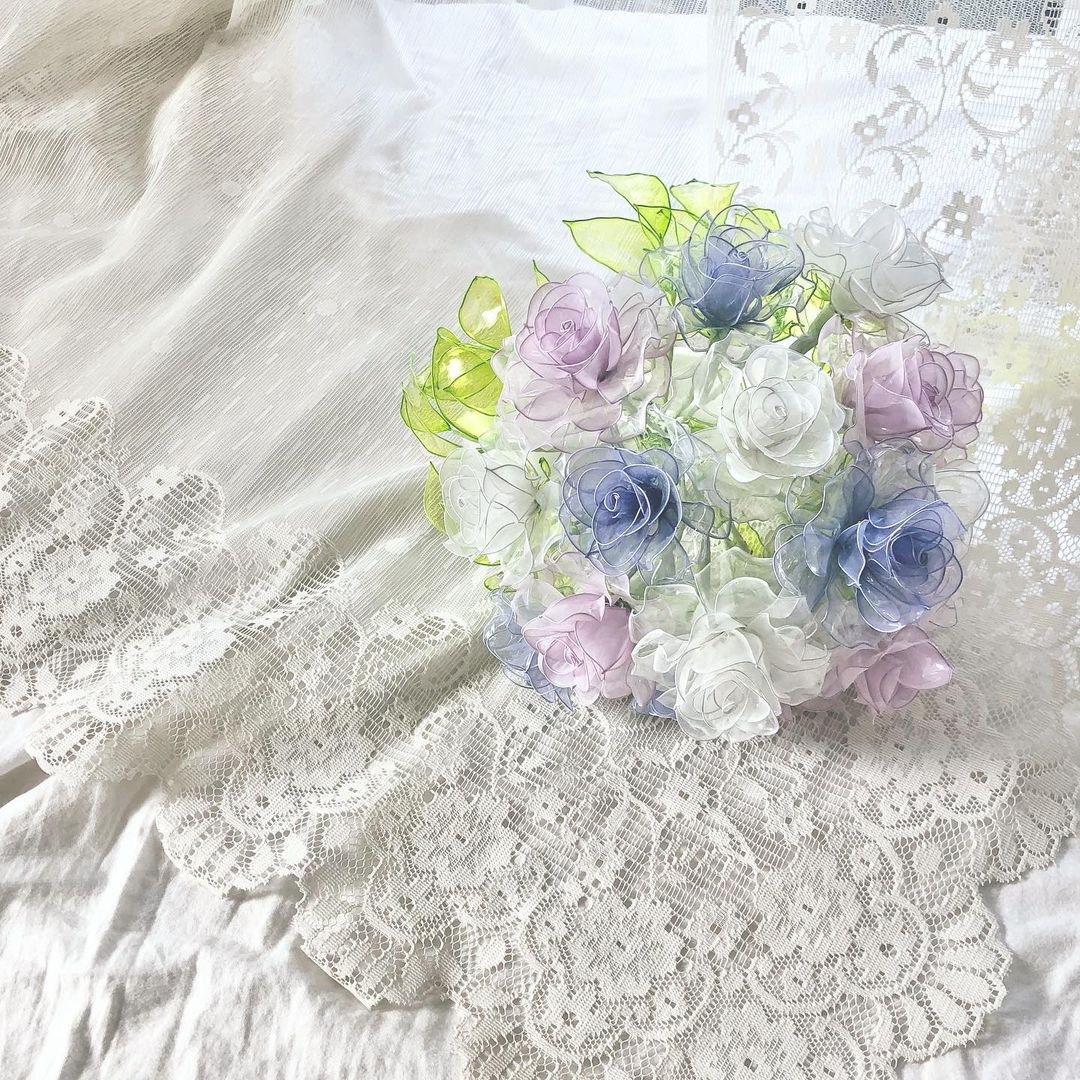 日本大熱「玻璃糖花束」!夢幻半透明質感,永不凋謝的浪漫代表
