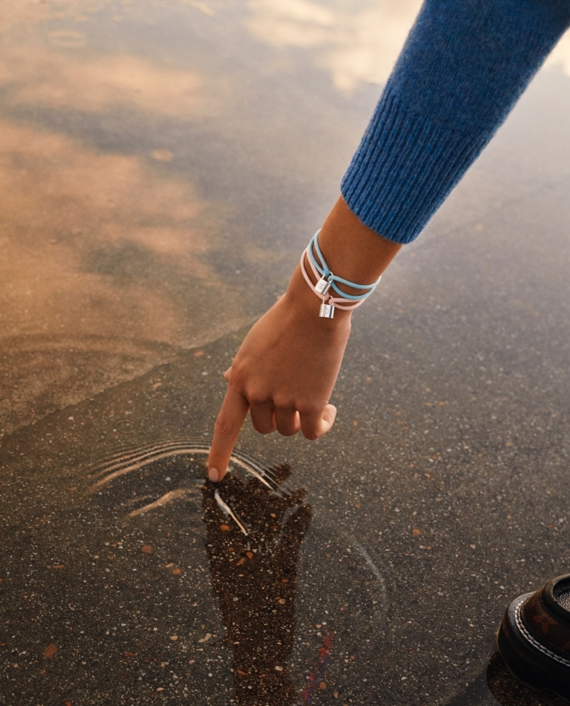 【名牌飾物】LV 慈善Silver Lockit手鏈DOUDOU LOUIS 循環再造純銀索繩手鏈/啤啤熊玩偶