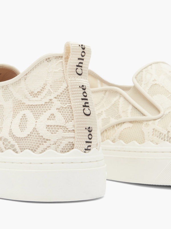 【名牌白鞋/運動鞋2021】如果想款式再簡單一點，這款Chloé無鞋帶款也許會正中你的心意～