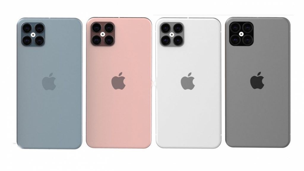  iPhone 13與iPhone 13 Mini 除了有經典白、黑、極致灰，還有霧灰藍、淡櫻粉等新色概念圖。