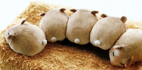 倉鼠木屑紙巾盒仿摹了木屑的質感,是屬於倉鼠暖暖的窩~