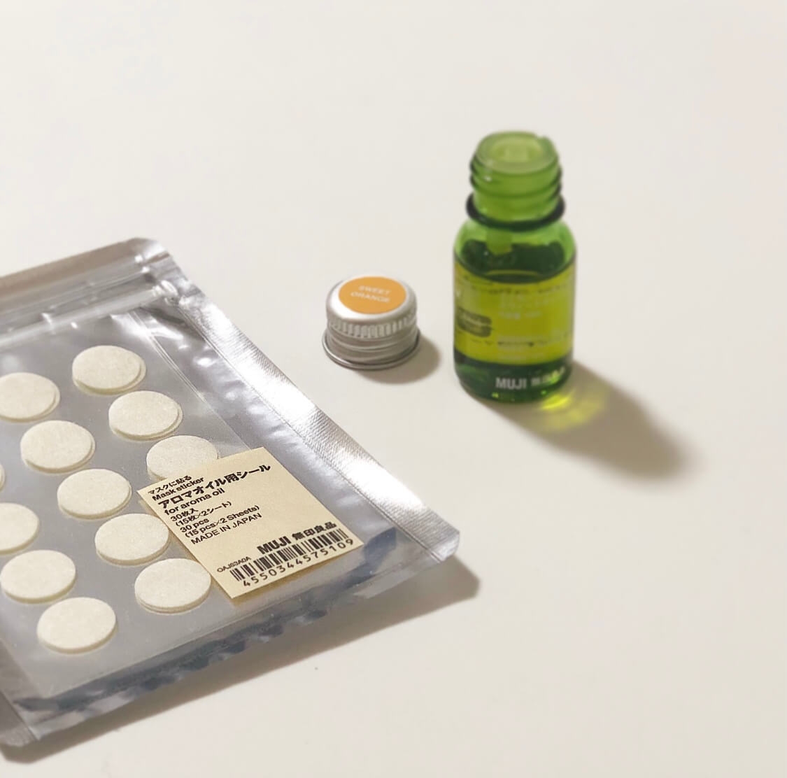 無印良品MUJI好物「香薰油用口罩貼紙」KO口水味全日香噴噴