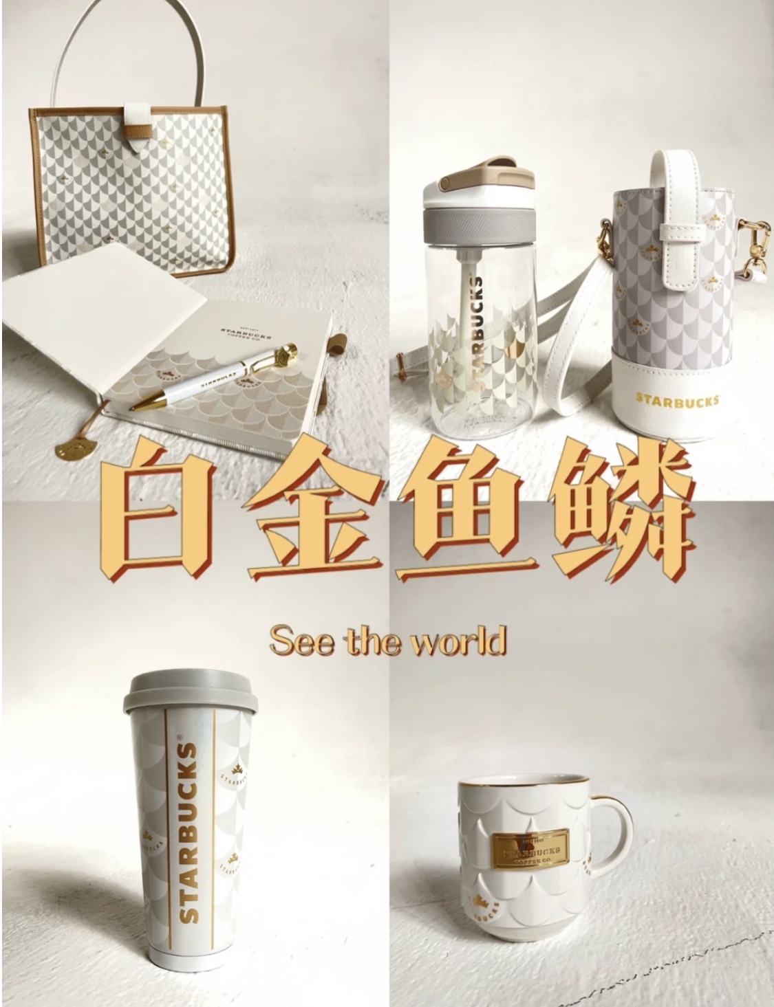 -大陸Starbucks-仿名牌-手袋-週邊-白金魚鱗-LV-星巴克-44