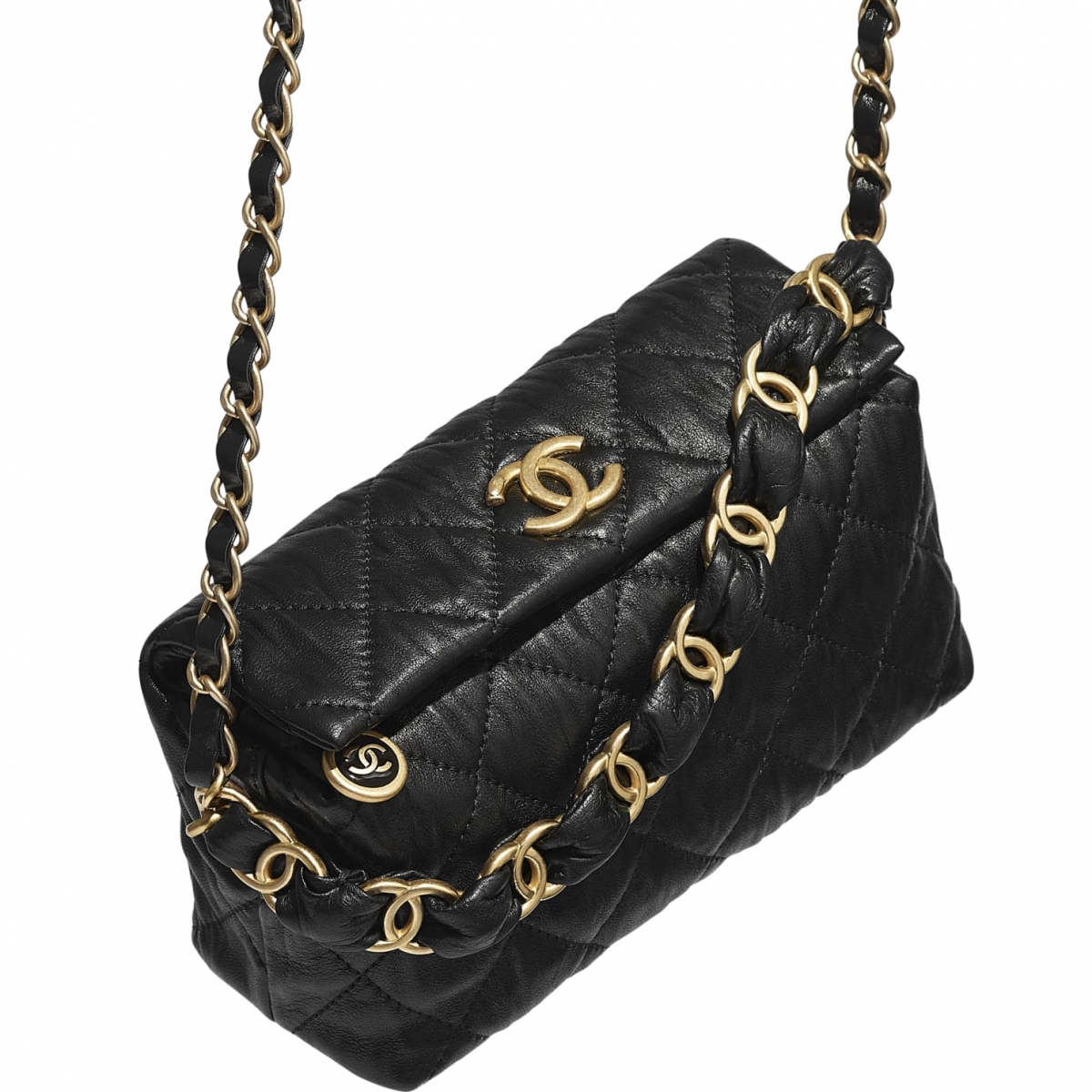 【Chanel 2021手袋】細號hobo手袋 HK$29,800（13 × 19 × 7 cm）