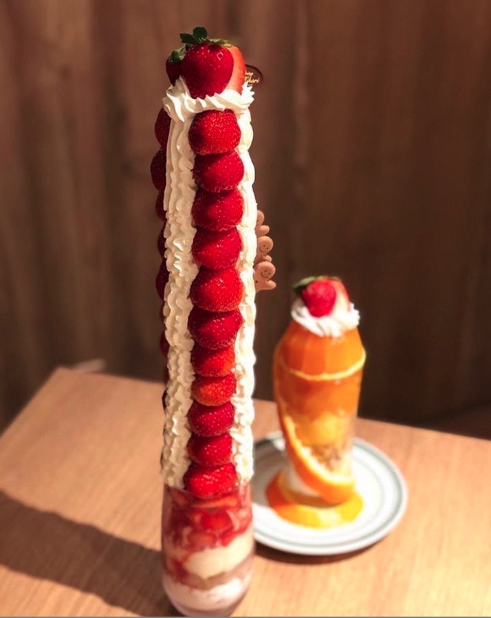 -日本-日本甜品-日本cafe-草莓聖代-水果聖代-5