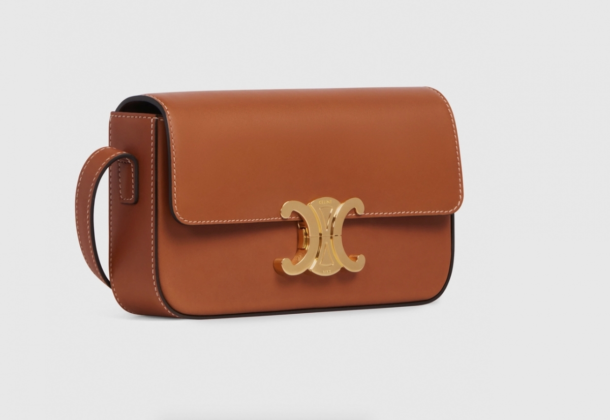 【名牌手袋2021】CELINE凱旋門腋下包SHOULDER BAG/網購必買名牌腋下包