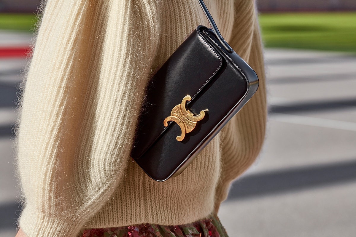 【名牌手袋2021】CELINE凱旋門腋下包SHOULDER BAG/網購必買名牌腋下包