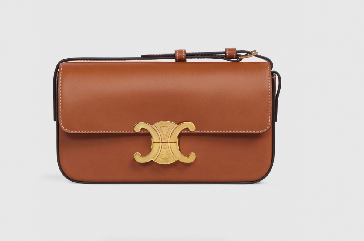 【名牌手袋2021】CELINE凱旋門腋下包SHOULDER BAG/網購必買名牌腋下包