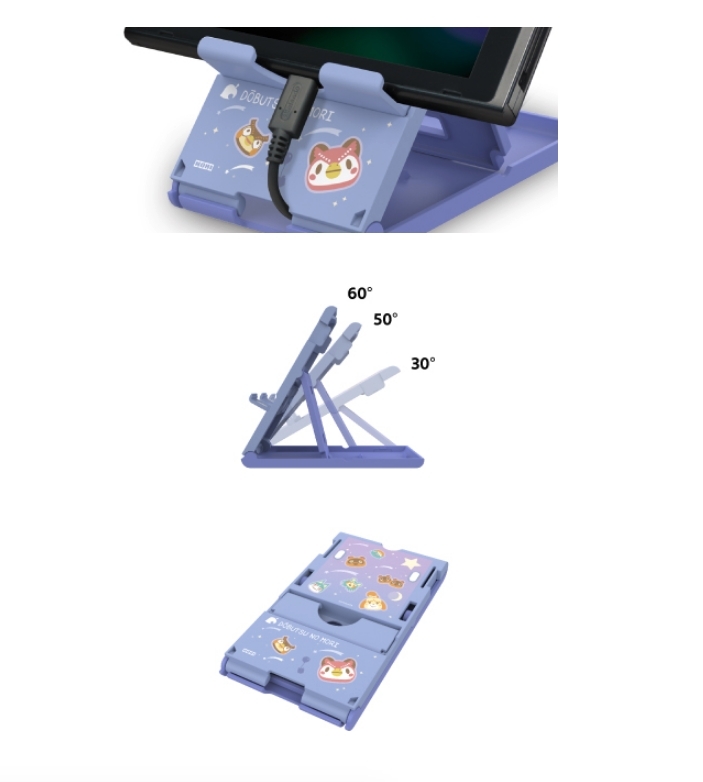 【動物森友會】Switch星空紫色精品/迷你無線搖桿/遊戲直立架/收納袋