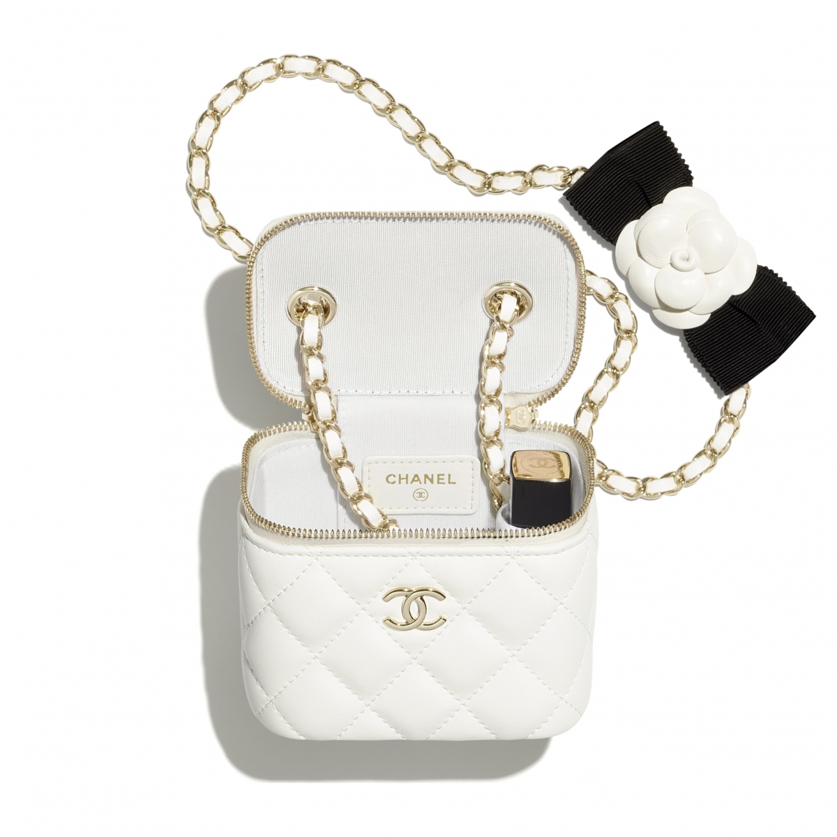 【Chanel手袋2021】銀包WOC小皮具/HK$15,000/山茶花薄荷綠珍珠鏈條零錢包必買