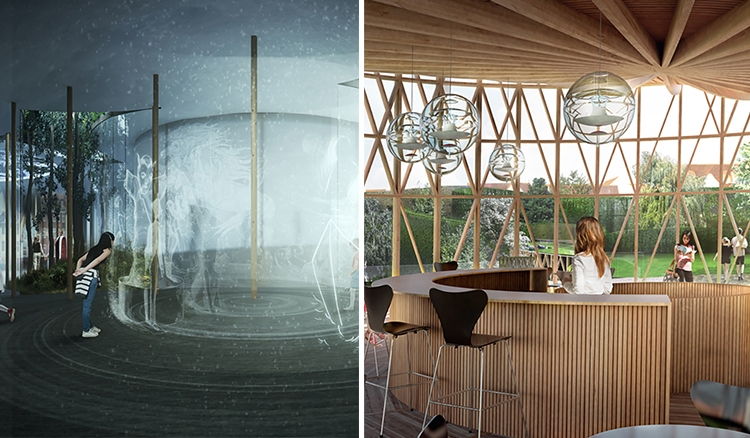 研吾是從安徒生作品《打火匣》(The Tinderbox)得到靈感,帶領人們透過樹洞滑入奇異世界