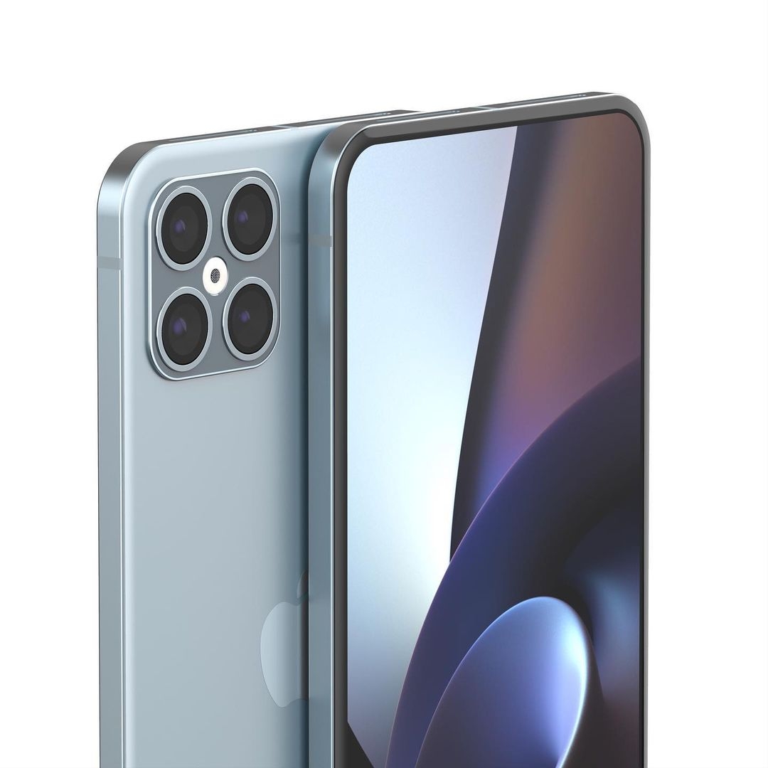 【iPhone 13顏色】最近曝光的另一款iPhone 13顏色概念圖,就是超迷人的「極光天藍」。