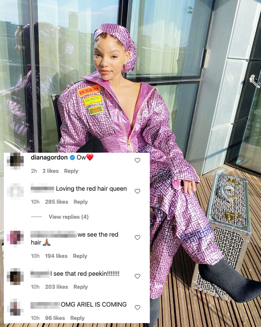 不過未變的卻是 Halle 標誌性的雷鬼風 Dreadlocks(長髮辮)造型,未必真人版美人魚的髮型將會否變奏成雷鬼風版本,也許就要拭目以待了!