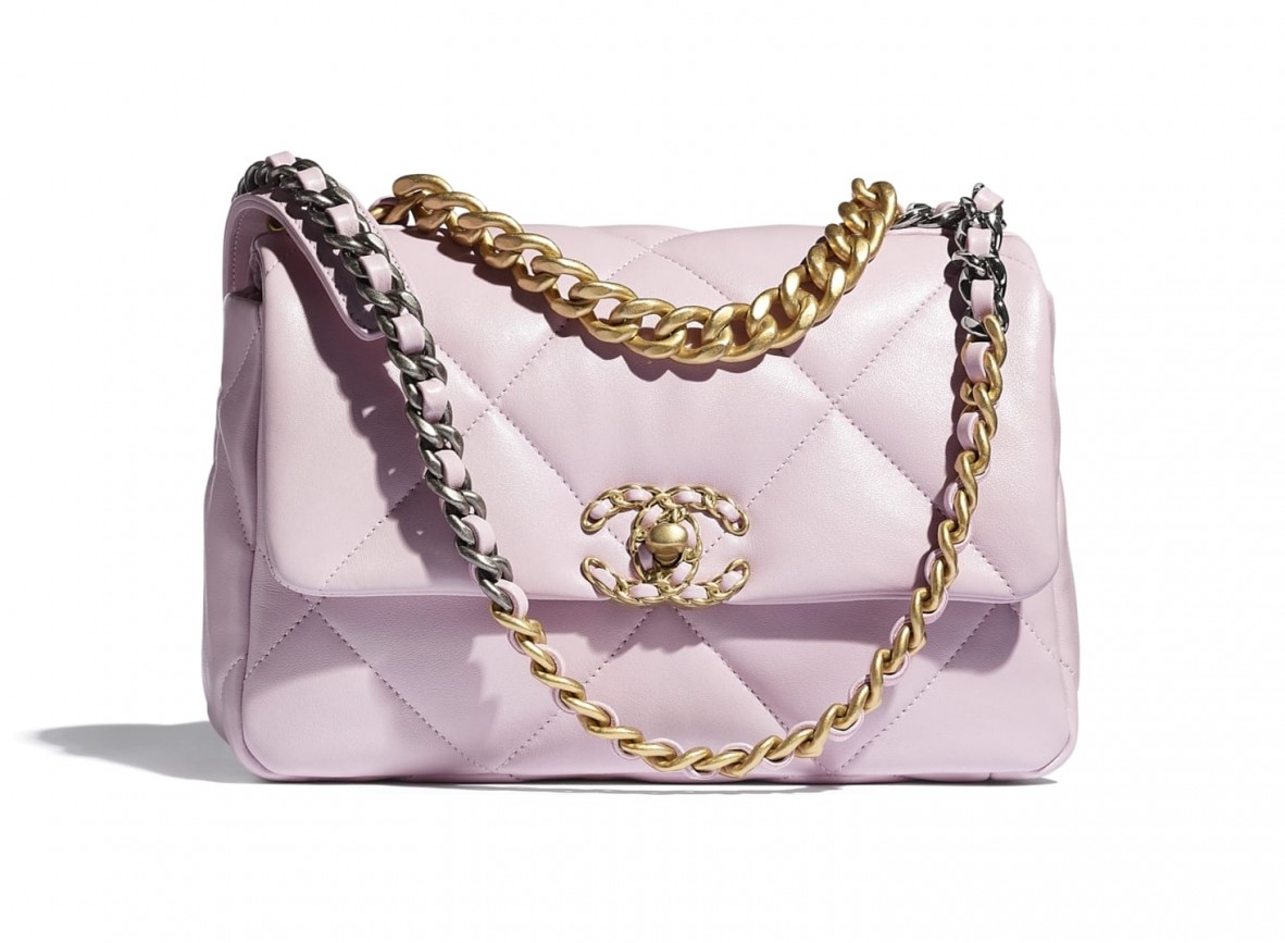 【Chanel 2021手袋】Chanel 19垂蓋手袋 HK$39,300（16 × 26 × 9cm）