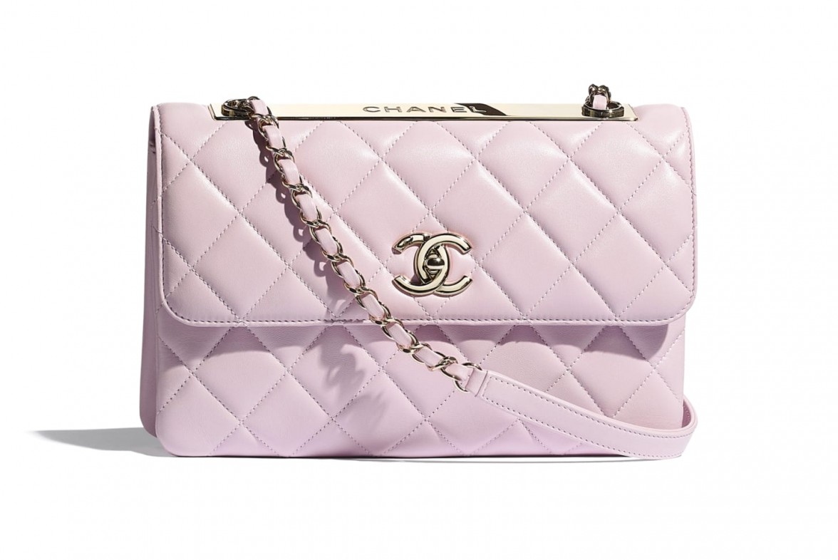 【Chanel 2021手袋】垂蓋手袋 HK$35,200（17.5 × 26 × 6cm）