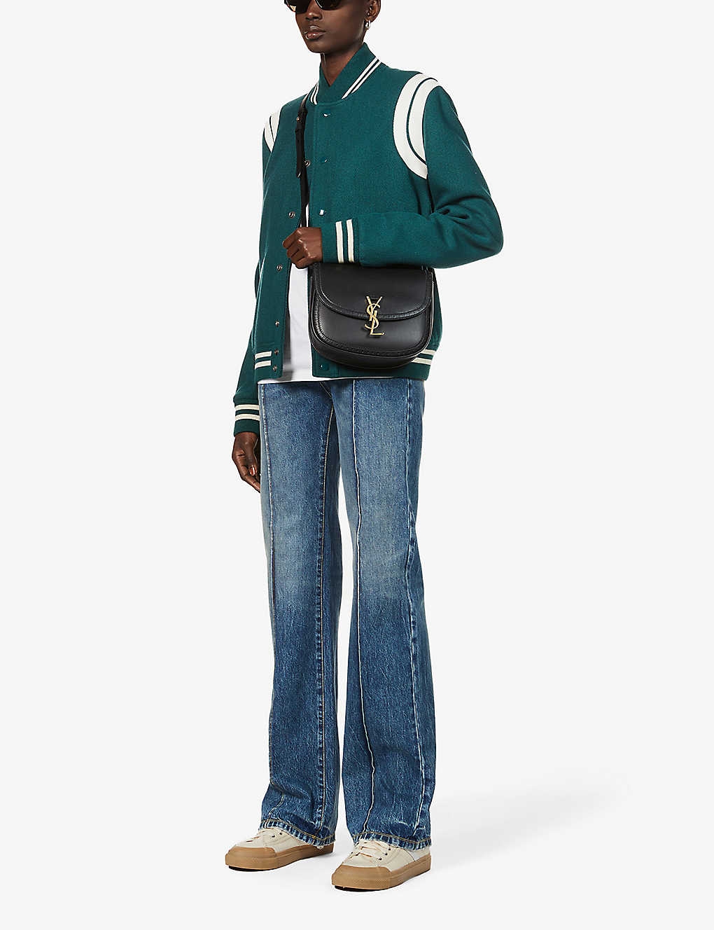 SAINT LAURENT Kaia medium leather cross-body bag