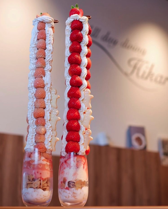 -日本-日本甜品-日本cafe-草莓聖代-水果聖代-4