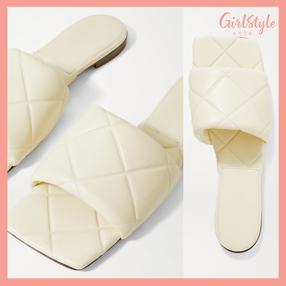 BOTTEGA VENETA Debossed leather slides HK$6,000