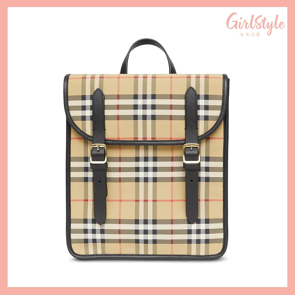 Burberry Kids Nova check ECONYL® satchel backpack HK$5,300