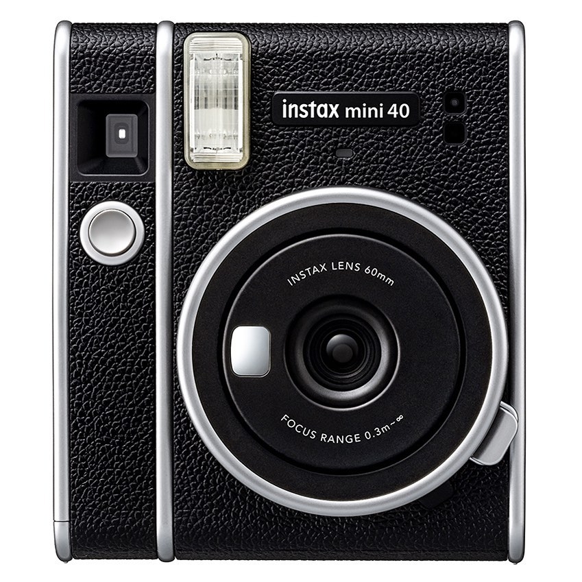 全黑「即影即有」Instax mini40登場!高級皮革材質,絕美復古外形超心動